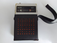 PHILIPS 90 RL 027 Ancien Radio Transistor Portable* AM Vintage 70's Not Working