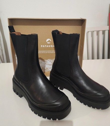 Pataugas bottines boots cuir - boots,