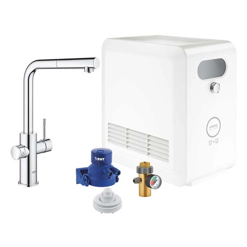 Robinet cuisine grohe blue - robinet,
