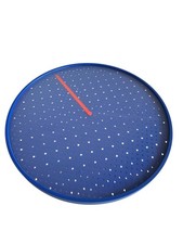 KIKKERLAND Clock It: Presto Horloge Presto Milton Glaser Graphic Changing Clock