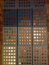 lincoln penny set collection 1909 vdb-2022 p d s wheat cent  with  bu memorials