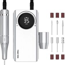 Ponceuse Ongle Professionnel Rechargeable - ELCKNER - NEUF - GRIS - kit ongles