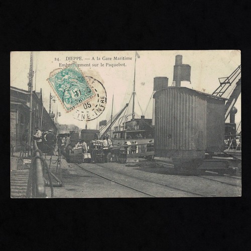 Cpa dieppe la gare - cpa,