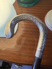 Canne Nominative Palissandre Argent Béziers Orfevre Zambeaux Lucien 1910/1942