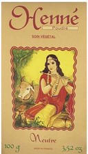 Henné coloration neutre