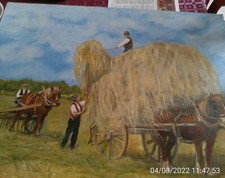 Le ramassage du foin autrefois