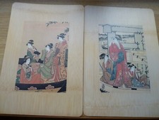 lot de plaque de bambous décoré