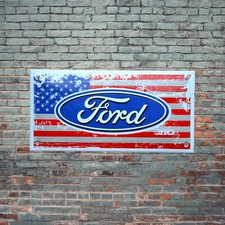 Plaque émaillée FORD USA enamel sign emailschild