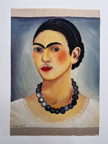 Frida kahlo dessin sur papier - kahlo,