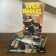 Sven Hassel Book Bundle Vintage Paperback Wheels Terror Court Martial Corgi