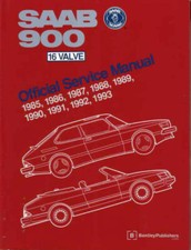 Livre Officiel De R�paration Manuelle SAAB 900 16 Soupapes BENTLEY 16V TURBO