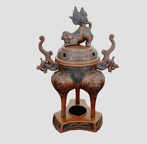 Brûle parfum bronze - en,