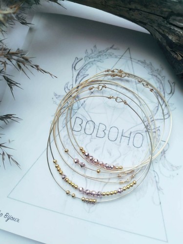 Bracelet semainier joncs - semainier,