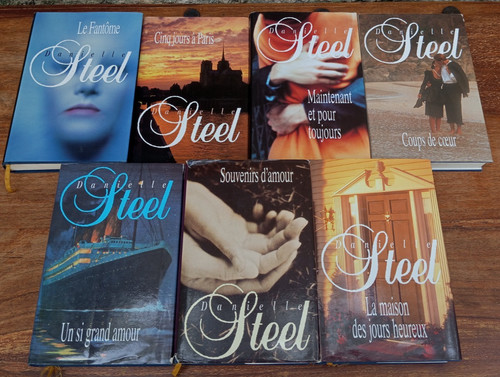 Danielle steel lot de 7 - danielle,
