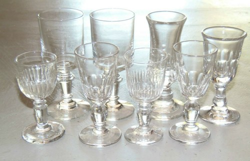 Verres pieds verre - a,