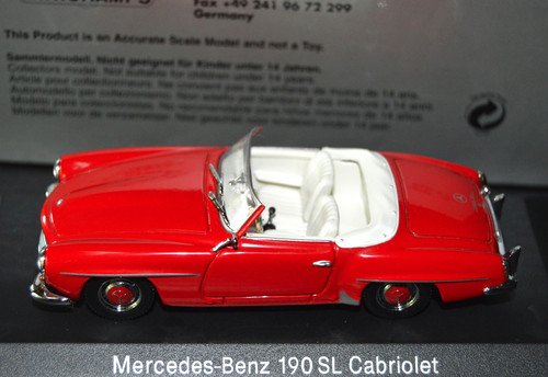 Mercedes 190sl 1965 minichamps - mercedes,