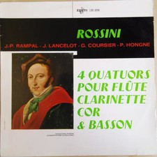 4 Quatuors Pour Flûte Clarinette Cor & Basson, Gioacchino Rossini, Jean-Pier