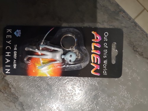 Porte clé grey alien - porte,