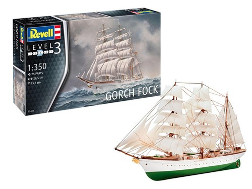Revell voilier école gorch - voilier-école,