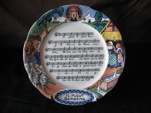Assiette sarreguemines per - assiette, per'