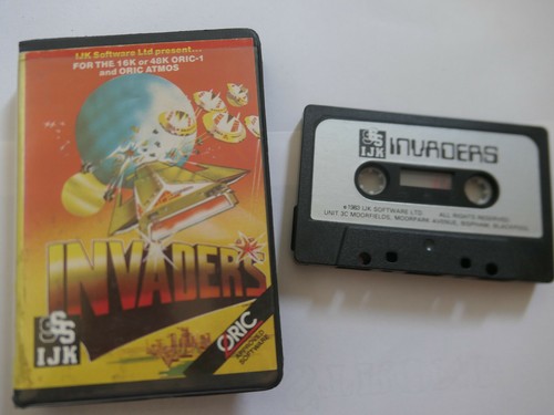 Jeu oric atmos - -, invaders
