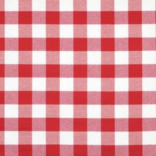 Tissu au mètre vichy rouge