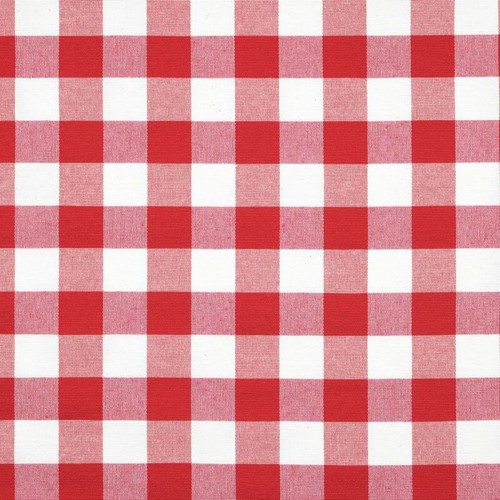 Tissu mètre vichy rouge - au,