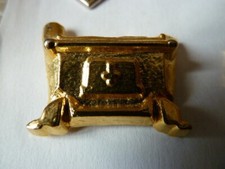 PIN'S CHARCOAL STOVE /VINTAGE / CHARM FLAVORS / OLIVE DESCAMPS / EMBOSSED