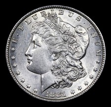 1881-o Morgan Dollar $1 * GEM BU * Unc+ Beautiful Reflective Luster & Cartwheels