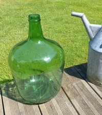 DAME JEANNE VERRE VERT-10 LITRE Bonbonne-10L-38 cm de haut