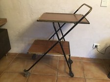 #dd# DESIGN Accessor TABLE SERVANT DESSERT VINTAGE TROLLEY BAR Foldable