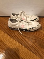 Converse Pink Star Flowered