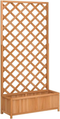 Jardinière treillis bois - jardinière,
