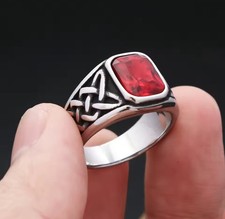 Bague Homme Chevalière Acier