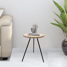 Chaud Gris et Noir 2 Ton Stylé 3 Jambe Côté Table/Salle à Manger Maison Accent