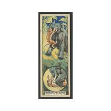 Elephant and Its Tusks 1928 Typhoo Tea Animal Offense Defense #8 VG