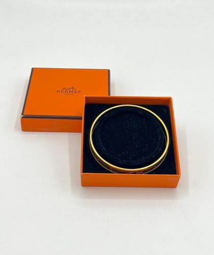 Bracelet hermes émaillé - bracelet, or