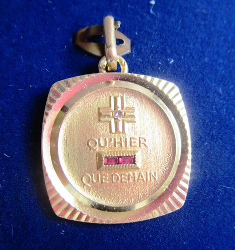 Medaille amour augis - medaille, or