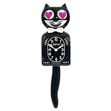 CLASSIC BLACK KIT CAT CLOCK