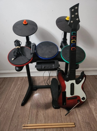 Wii band hero - hero, guitar