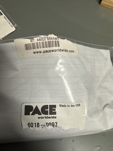 Pace 6018 0097 angle bracket - pace,