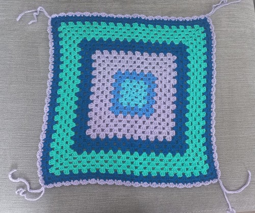 Carre granny fait - main, au