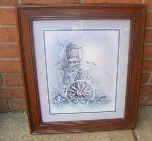 Vintage home interiors print - vintage,