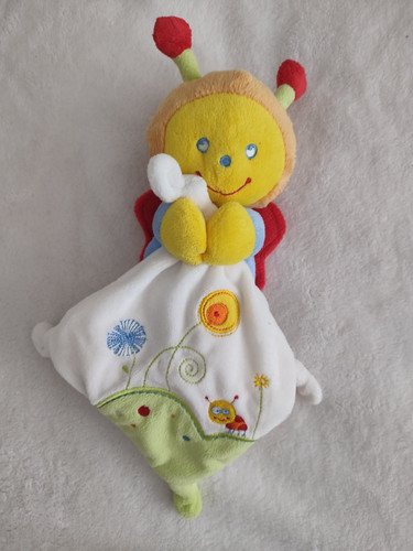 Pommette doudou papillon - , avec