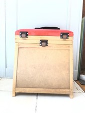 Vintage Ancien Tabouret Coffre