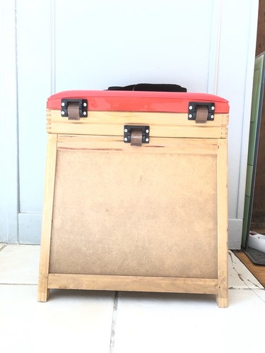 Vintage ancien tabouret coffre - ancien,