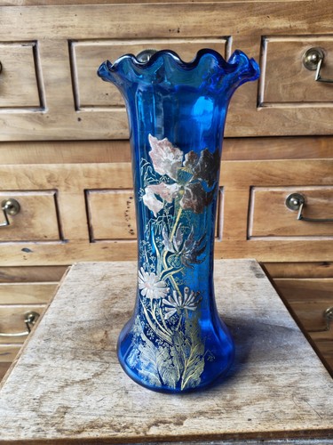 Grand vase bleu art - grand,