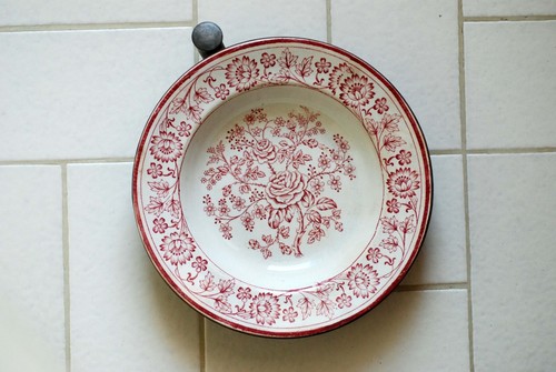 Ancienne assiette chauffante