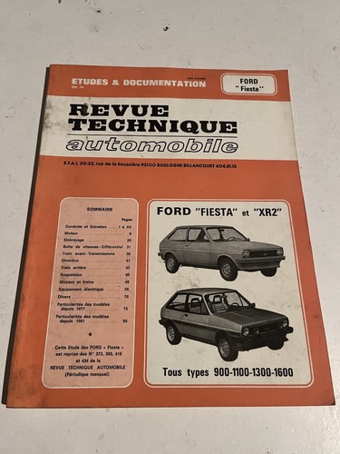 Revue technique automobile rta - technique,