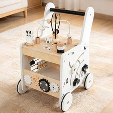 Trotteur en bois pour bébé